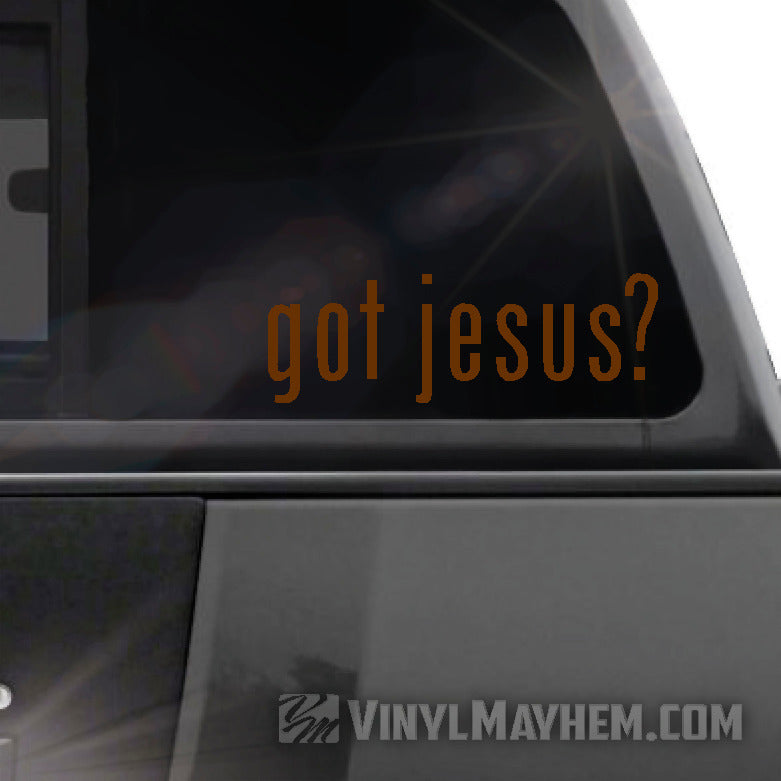 Got Jesus vinyl sticker