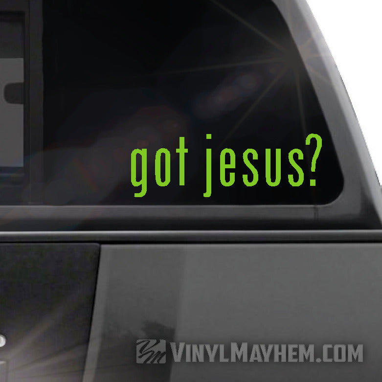 Got Jesus vinyl sticker