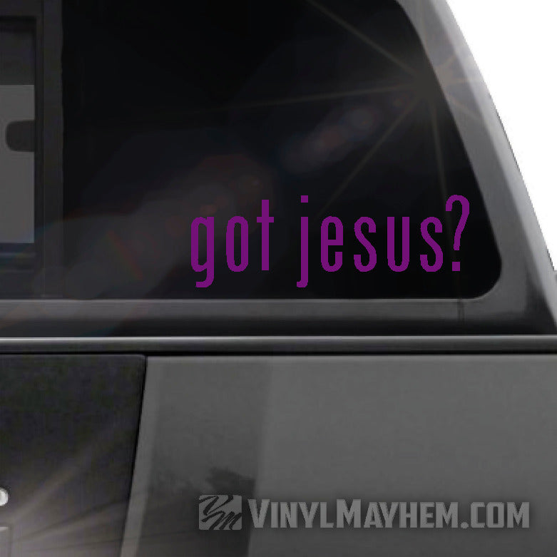 Got Jesus vinyl sticker