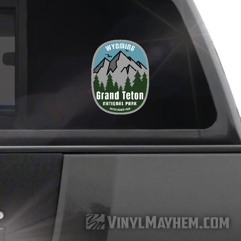 Grand Teton National Park sticker