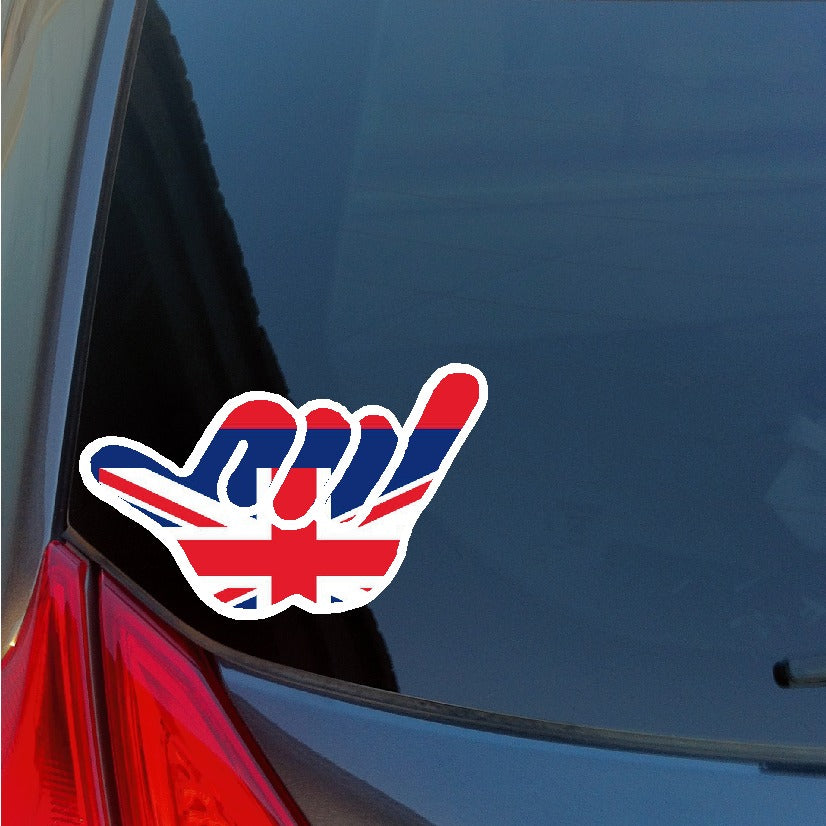 Hang Loose Hawaii state flag design sticker
