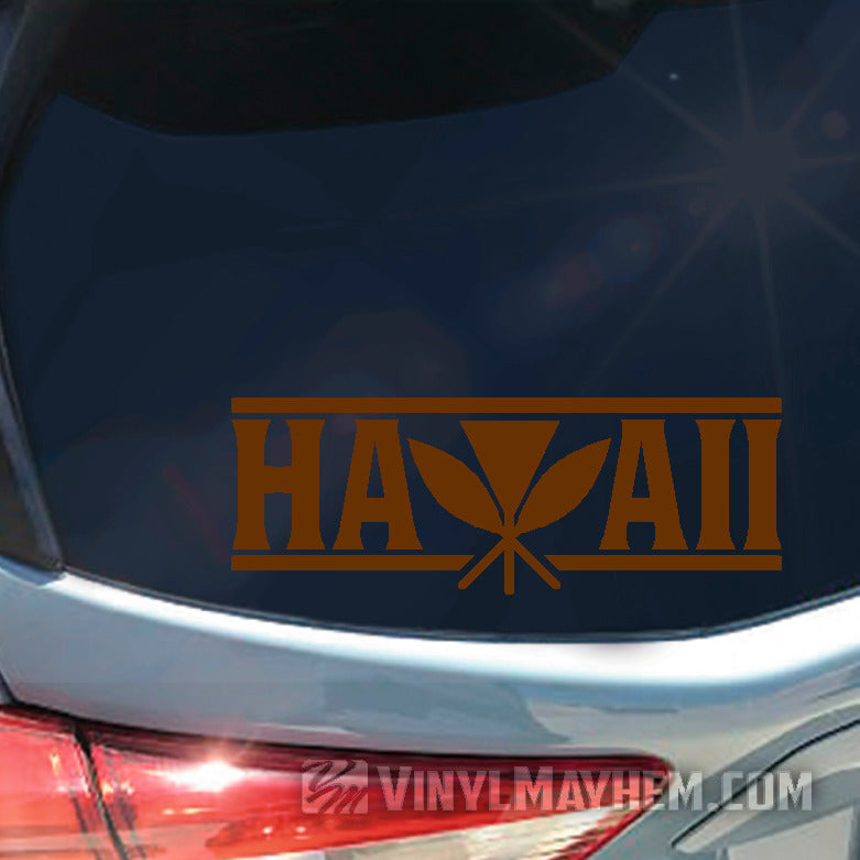 Hawaii Kanaka Maoli vinyl sticker