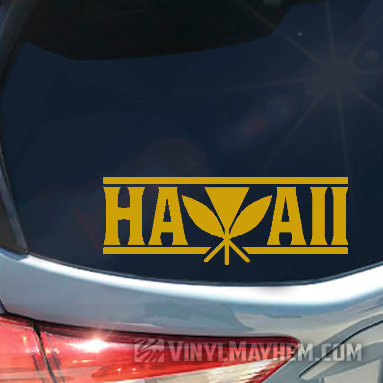 Hawaii Kanaka Maoli vinyl sticker
