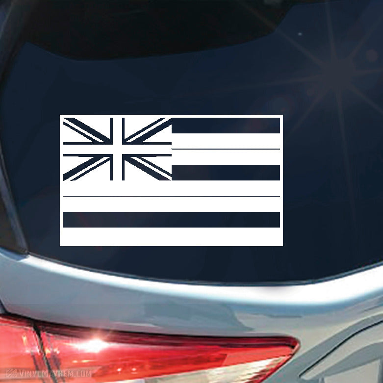Hawaii State Flag vinyl sticker