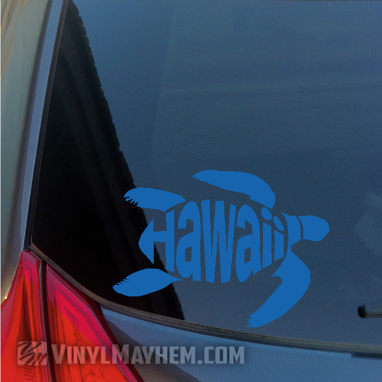Hawaii Turtle vinyl sticker