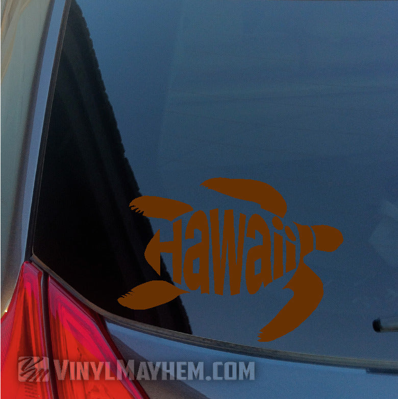 Hawaii Turtle vinyl sticker