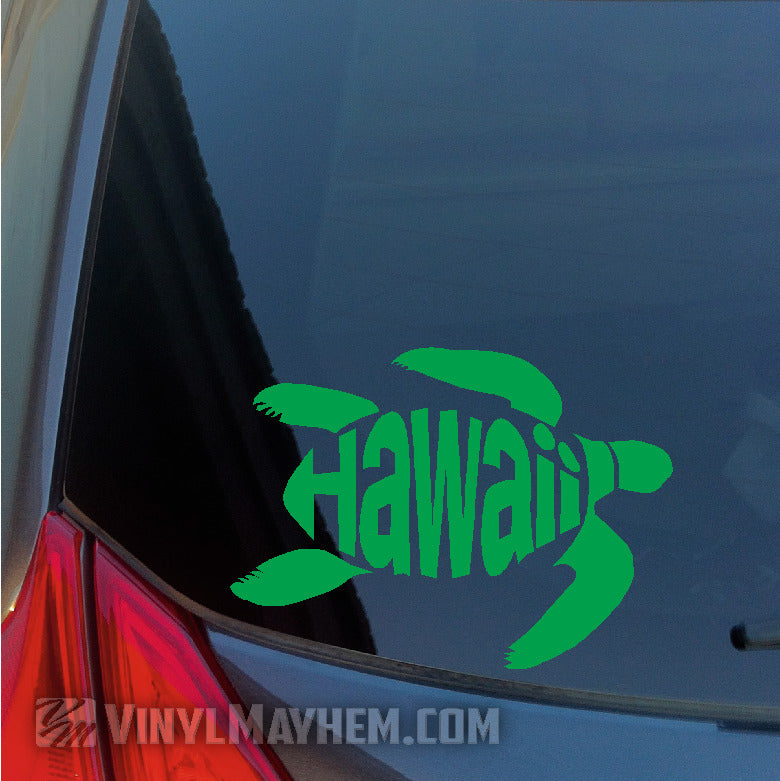 Hawaii Turtle vinyl sticker