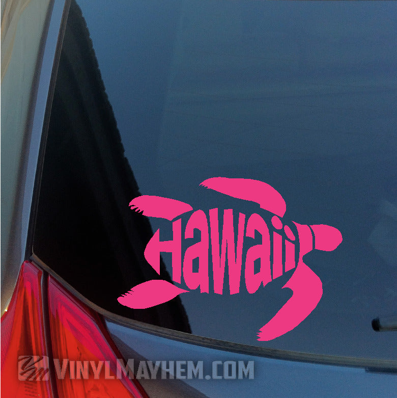 Hawaii Turtle vinyl sticker