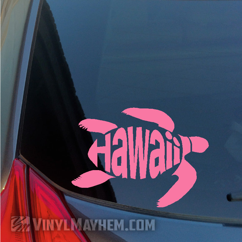 Hawaii Turtle vinyl sticker