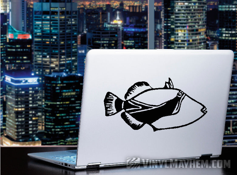 Hawaiian Humuhumunukunukuapuaa reef trigger fish vinyl sticker