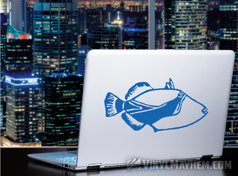 Hawaiian Humuhumunukunukuapuaa reef trigger fish vinyl sticker