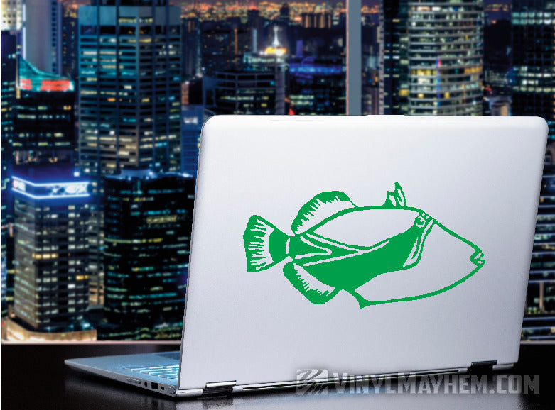 Hawaiian Humuhumunukunukuapuaa reef trigger fish vinyl sticker