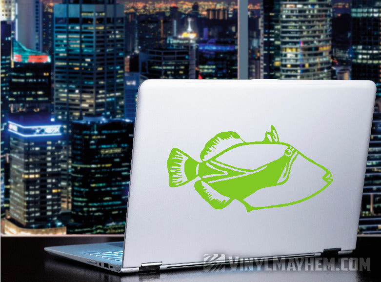 Hawaiian Humuhumunukunukuapuaa reef trigger fish vinyl sticker