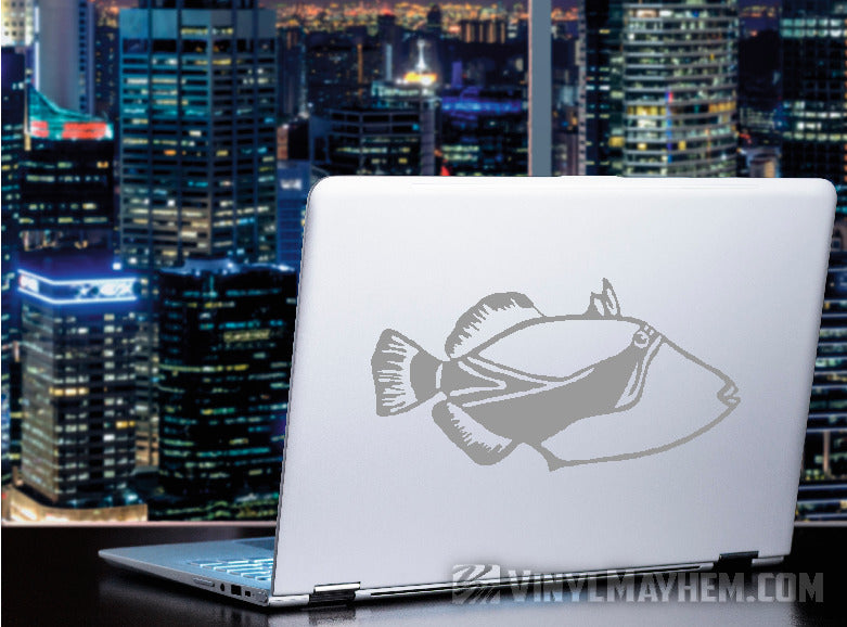 Hawaiian Humuhumunukunukuapuaa reef trigger fish vinyl sticker