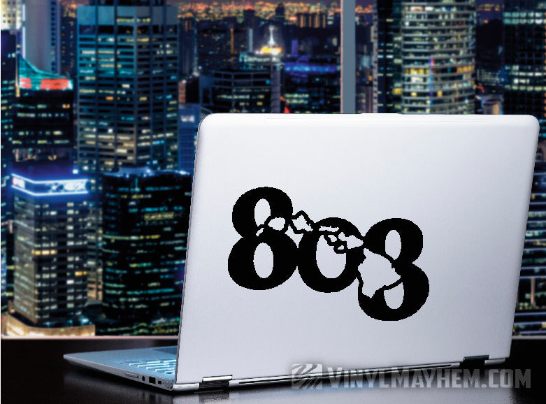 Hawaiian Islands 808 vinyl sticker | Vinyl Decals | Hawaii Car decals ...