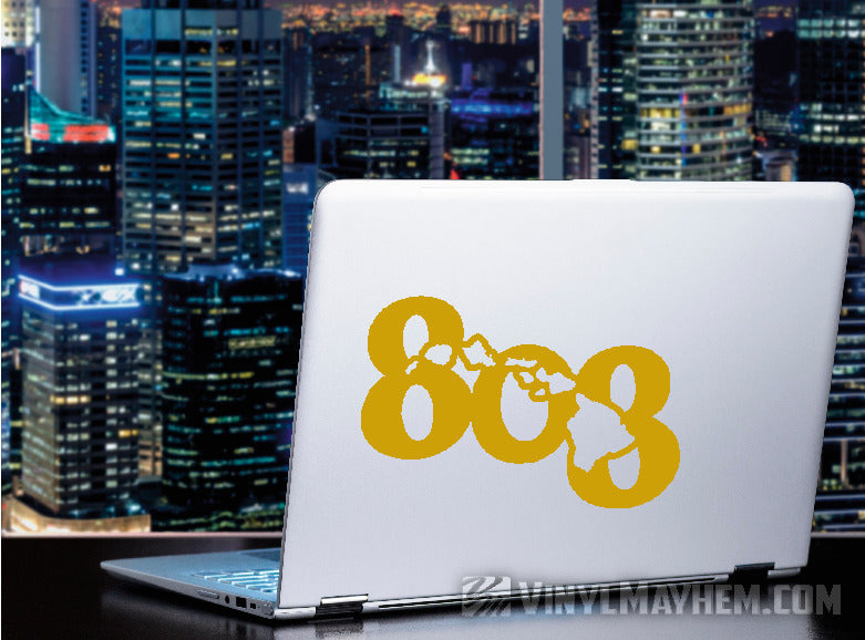 Hawaiian Islands 808 vinyl sticker