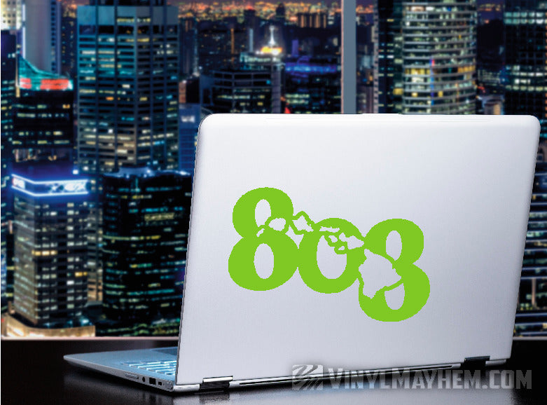 Hawaiian Islands 808 vinyl sticker