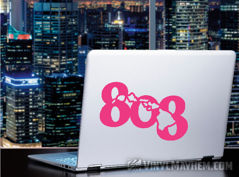 Hawaiian Islands 808 vinyl sticker