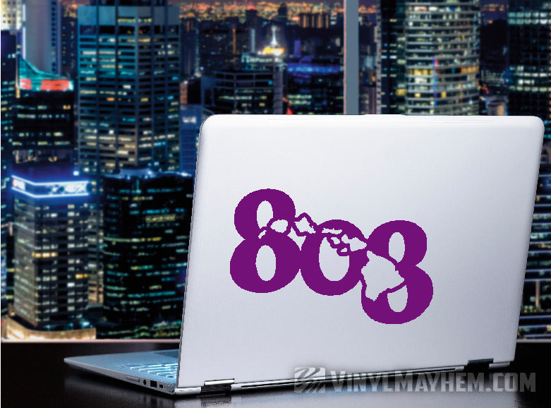 Hawaiian Islands 808 vinyl sticker