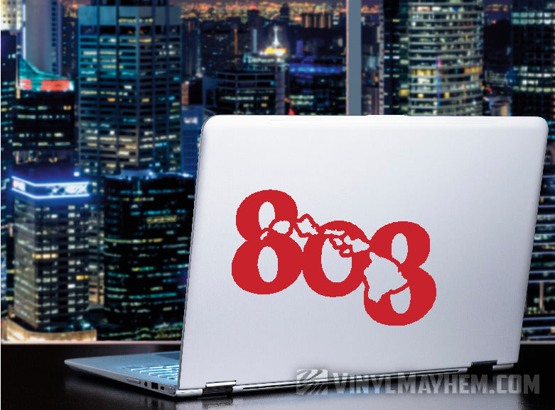 Hawaiian Islands 808 vinyl sticker