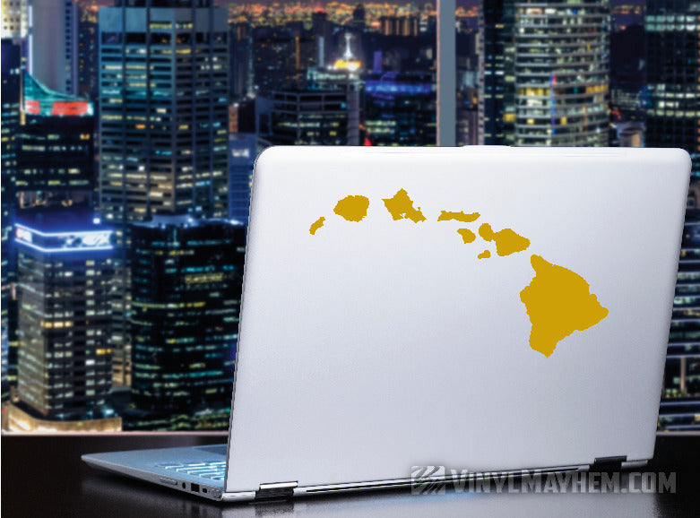 Hawaiian Islands vinyl sticker