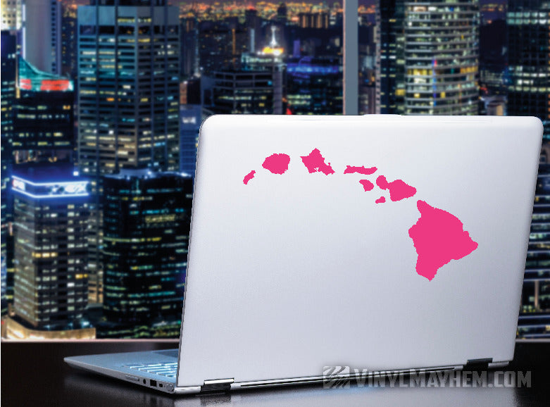 Hawaiian Islands vinyl sticker