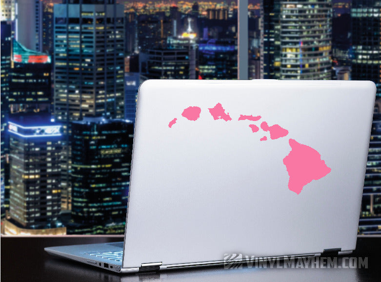 Hawaiian Islands vinyl sticker