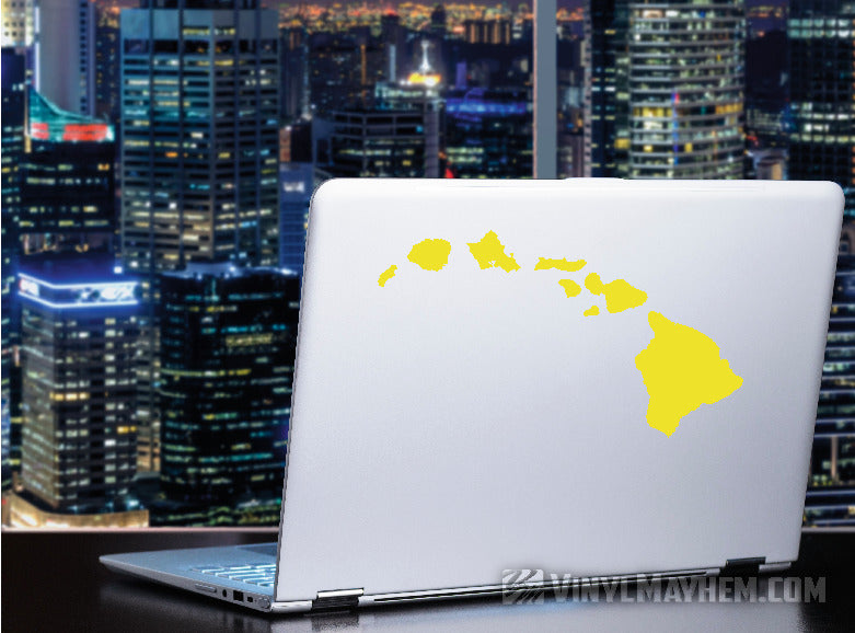 Hawaiian Islands vinyl sticker