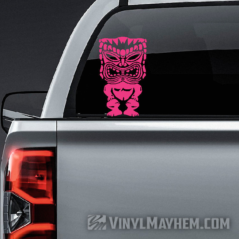 Hawaiian Tiki vinyl stickers in Hesperia