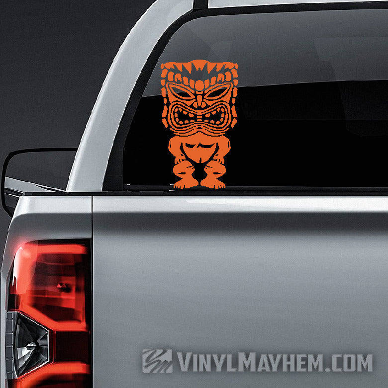 Hawaiian Tiki vinyl sticker