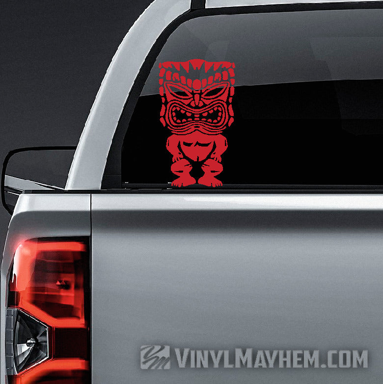 Hawaiian Tiki vinyl stickers online