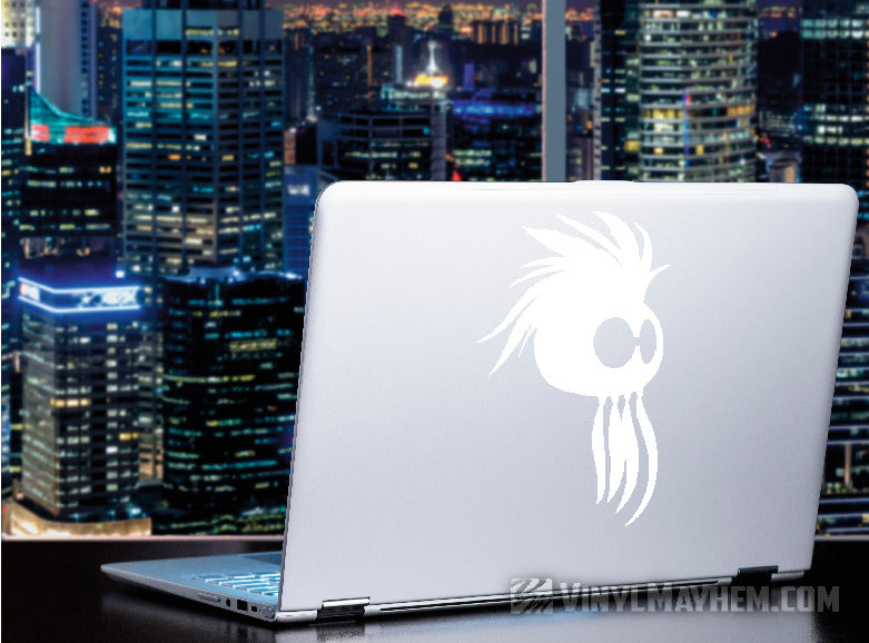 Hawaiian Ikaika warrior helmet vinyl sticker