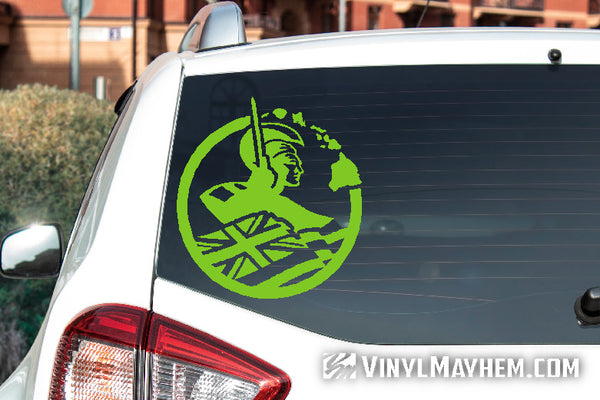 Hawaiian fish hook vinyl sticker  Hawaii Car Truck Decorative Decal -  Vinyl Mayhem