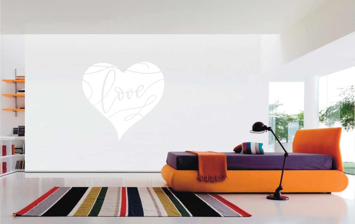 Heart Love vinyl sticker