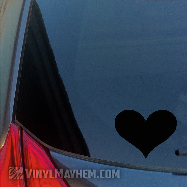 Heart vinyl sticker
