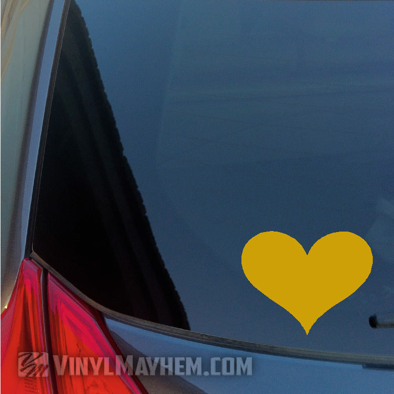 Heart vinyl sticker