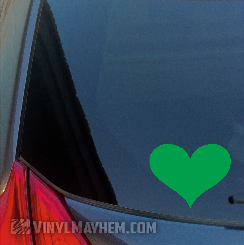 Heart vinyl sticker