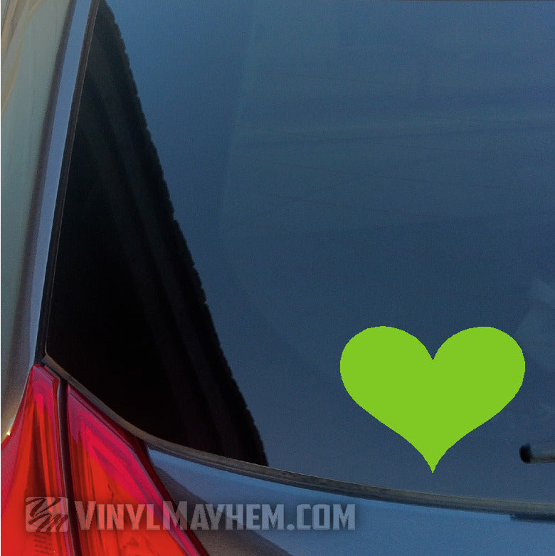 Heart vinyl sticker