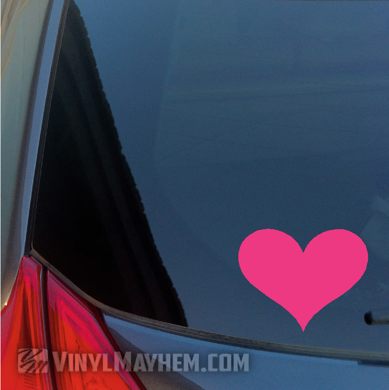 Heart vinyl sticker