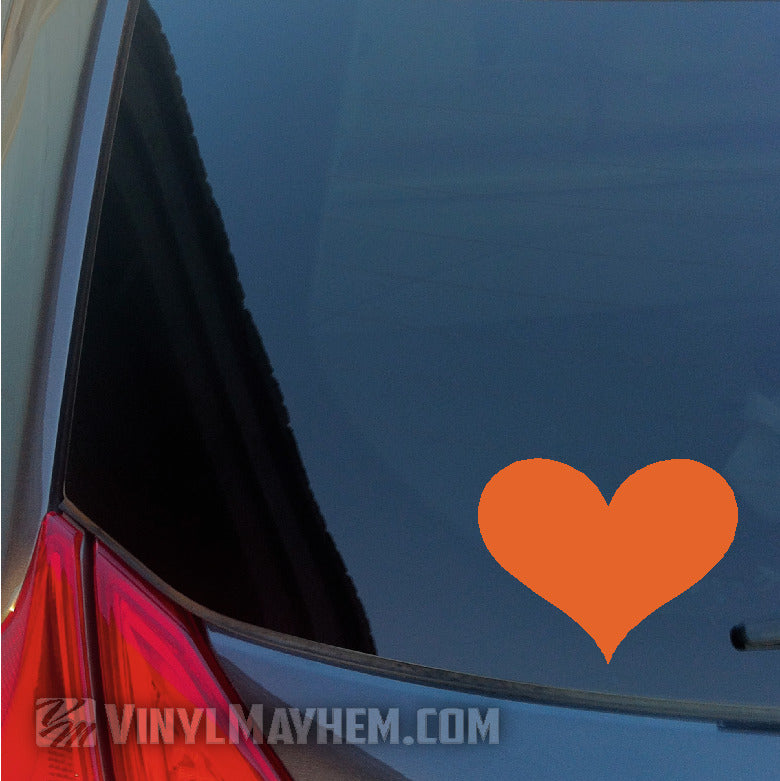 Heart vinyl sticker