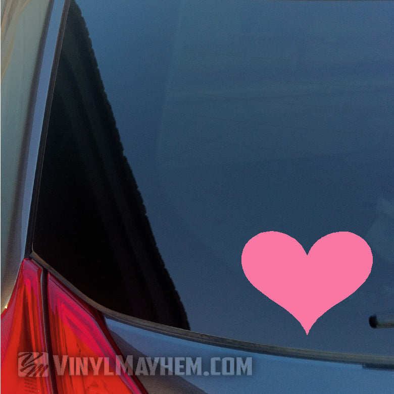 Heart vinyl sticker