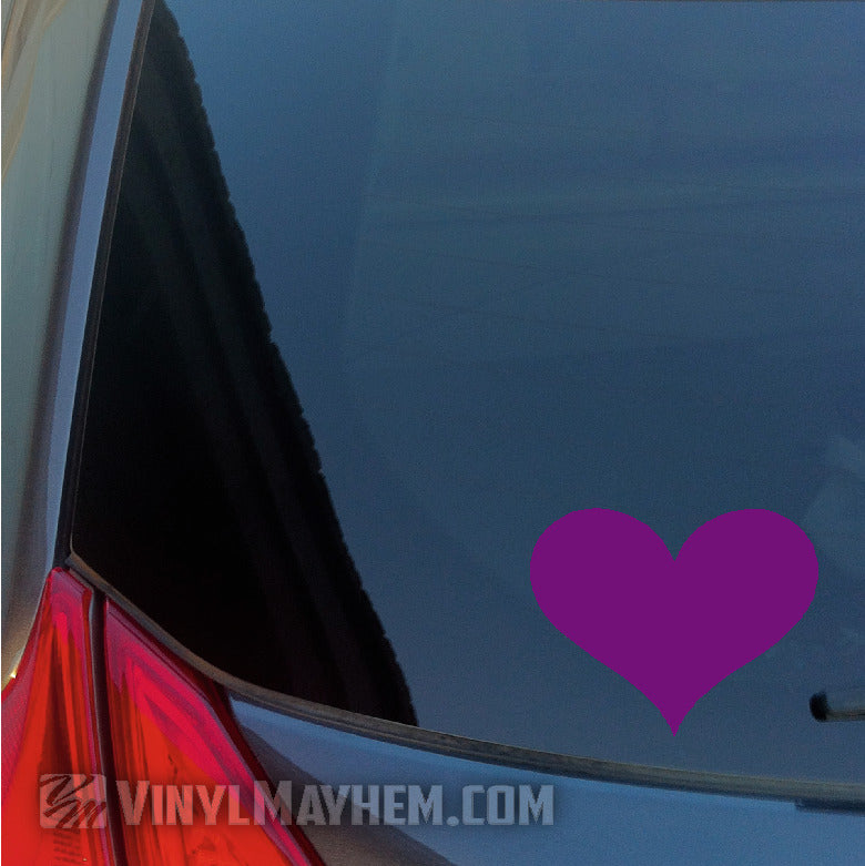 Heart vinyl sticker