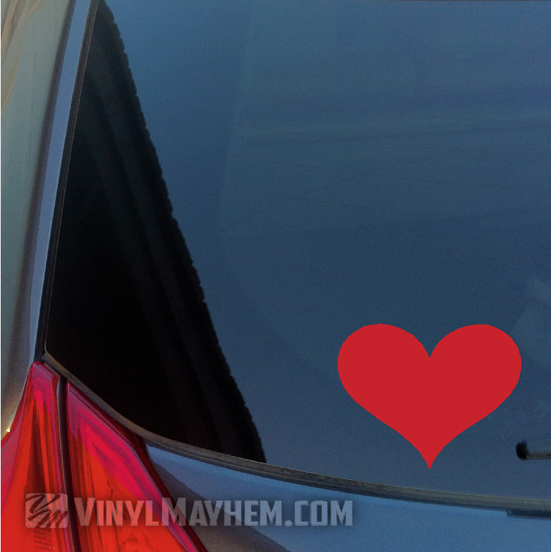 Heart vinyl sticker