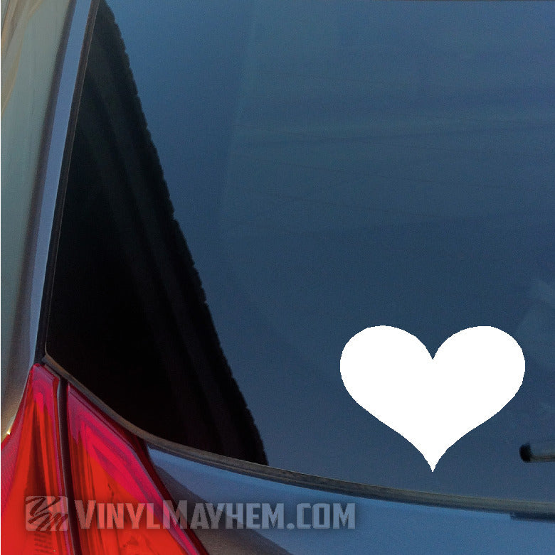 Heart vinyl sticker