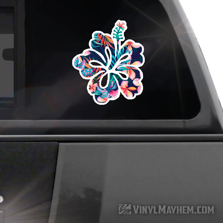 Hibiscus Floral sticker