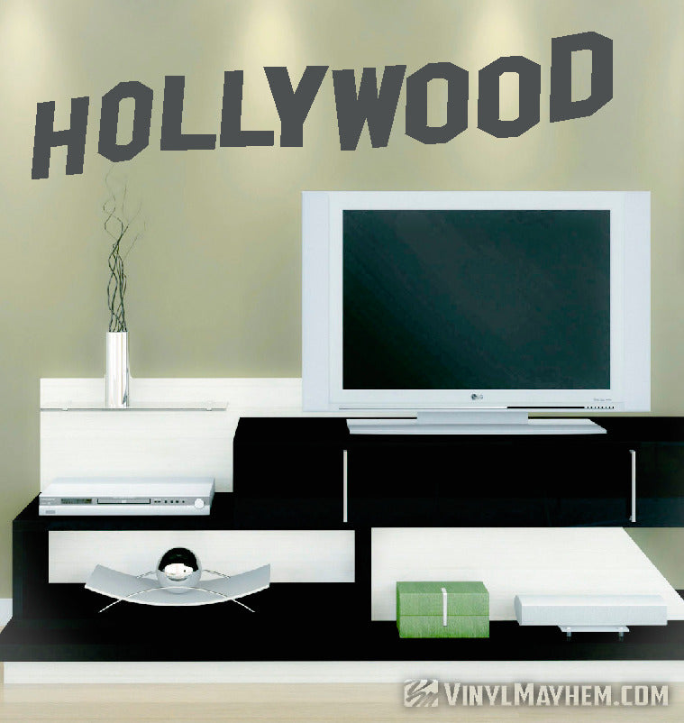 Hollywood Sign vinyl sticker