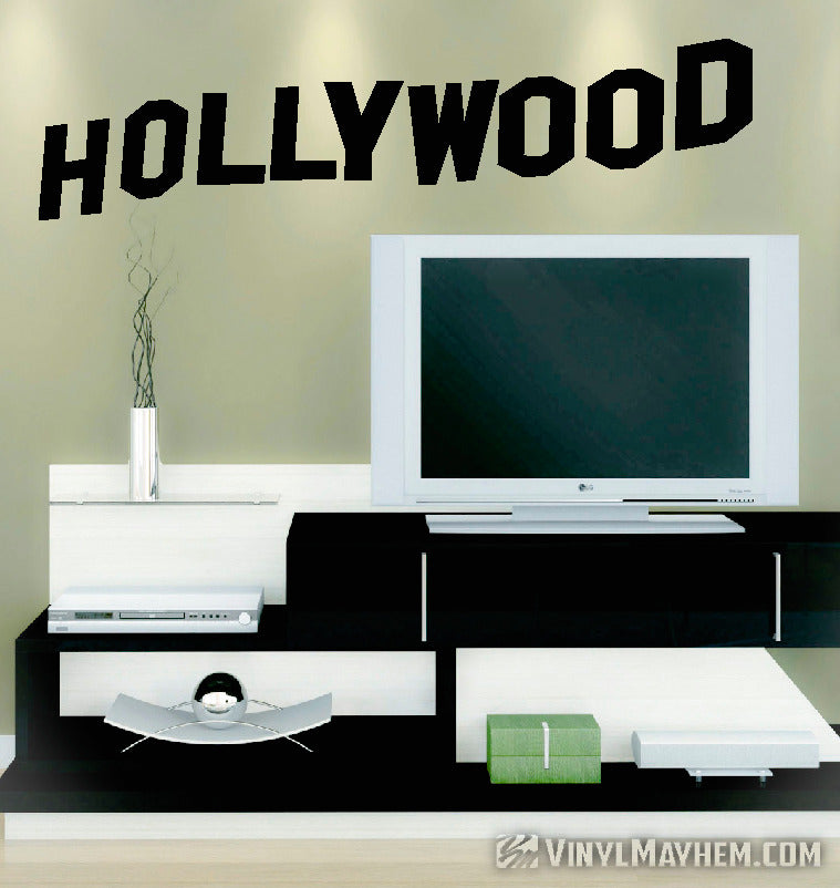 Hollywood Sign vinyl sticker