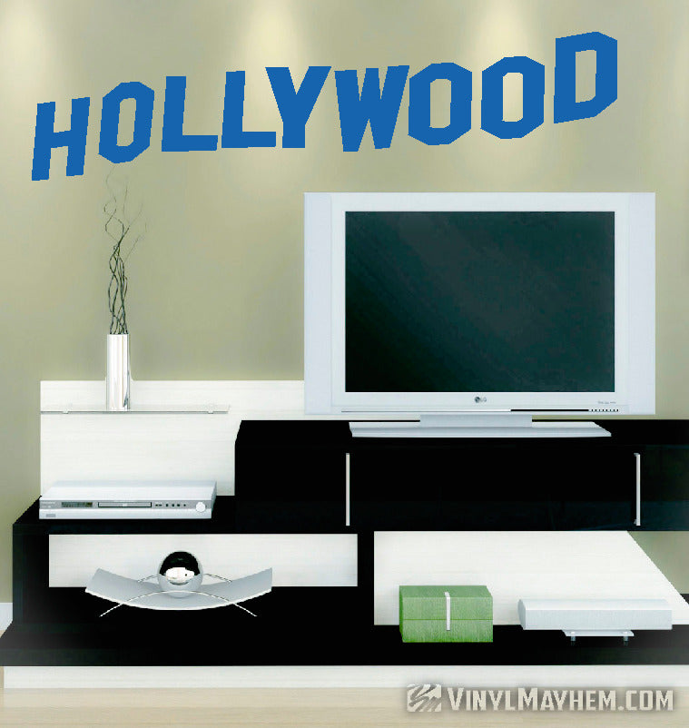 Hollywood Sign vinyl sticker