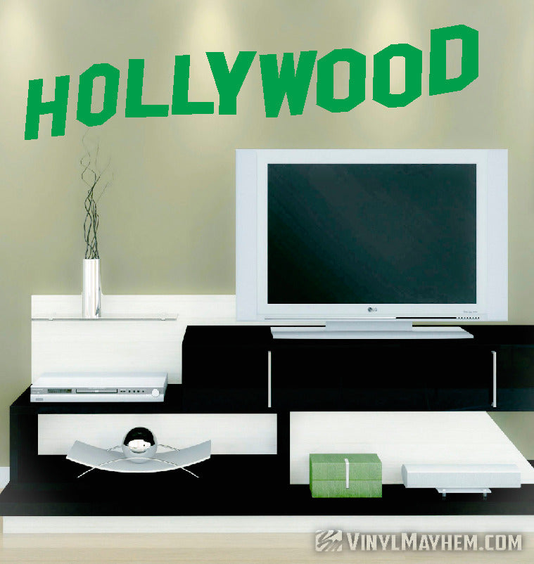 Hollywood Sign vinyl sticker