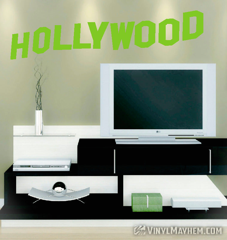 Hollywood Sign vinyl sticker